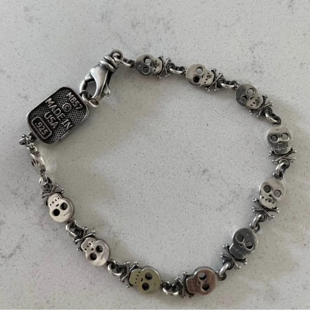 King Baby Silver Skull Bracelet - Picture 4 of 4